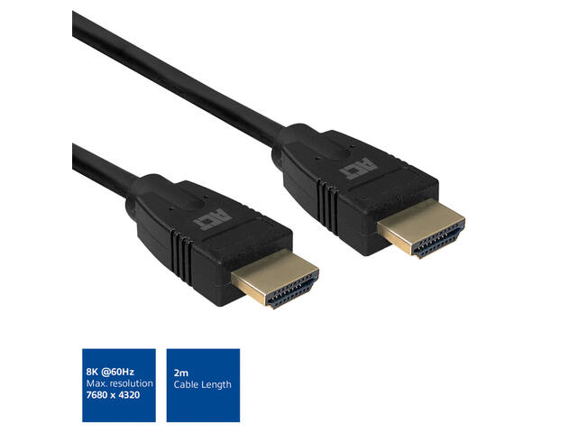 Kabel ACT HDMI Ultra High Speed 8K 2.0  2 meter