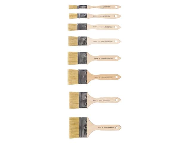 Kwast Qrea varkenshaar set a 3 breedtes
