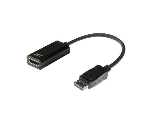 Adapter ACT DisplayPort naar HDMI 4K 0.15 meter