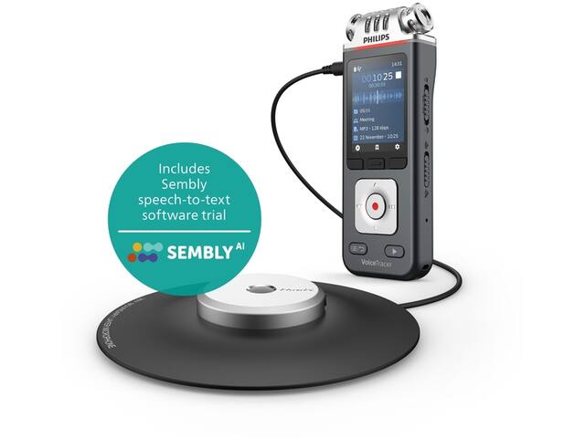 Digital voice recorder Philips DVT 8115 vergaderen