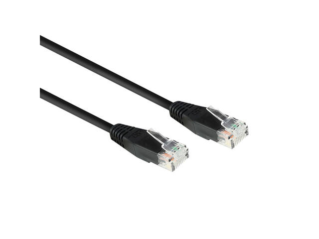 Kabel ACT CAT6 Network koper 5 meter zwart