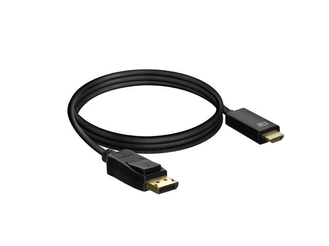 Kabel ACT DisplayPort naar HDMI 4K 1.8 meter