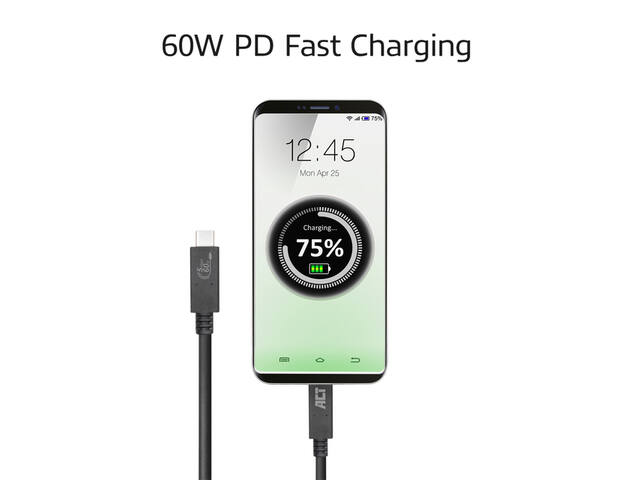 Kabel ACT USB 3.2 USB-C USB-IF gecert. 1 meter