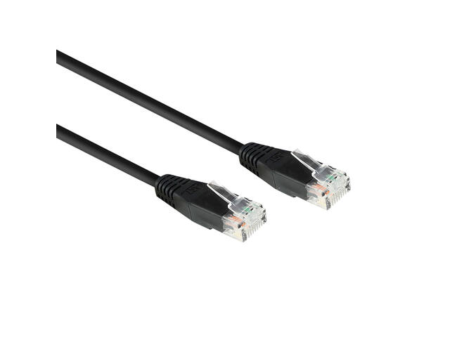Kabel ACT CAT6 Network koper 2 meter zwart