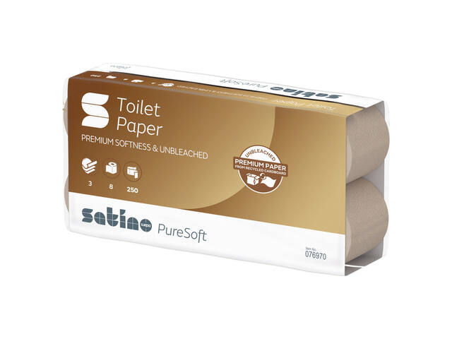 Toiletpapier Satino MT1 PureSoft 250 vel 076970