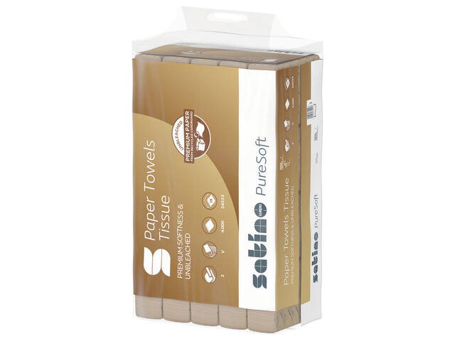 Handdoek Satino PT3 PureSoft 2laags 240x230mm