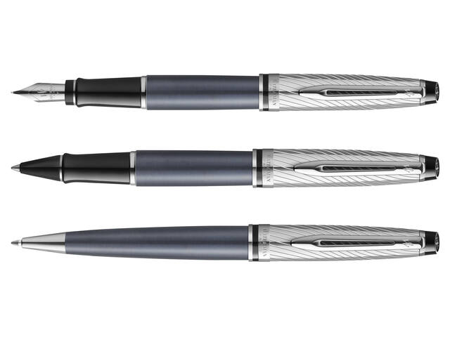 Balpen Waterman Expert metallic CT M steengrijs