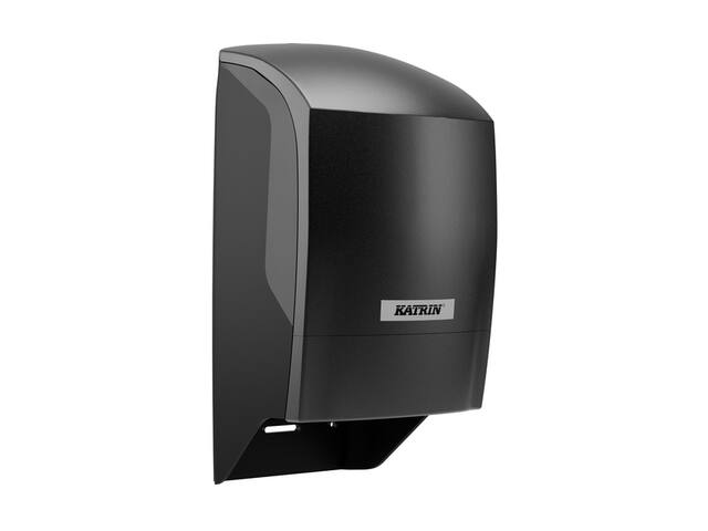 Toiletpapierdispenser Katrin systeemrol duo zwart