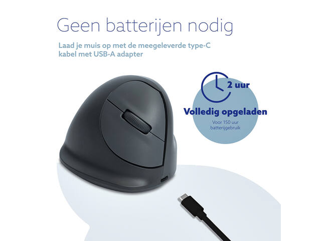 Ergonomisch muis R-Go HE Basic Wireless Rechts M