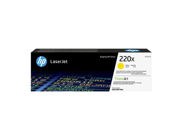 Tonercartridge HP W2202X 220X geel