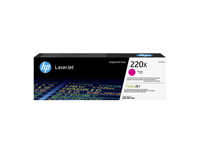 Tonercartridge HP W2203X 220X rood