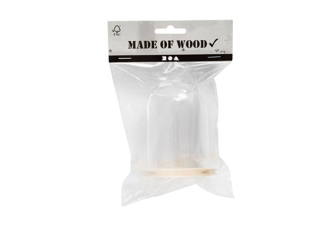 Stolp Creativ Company met houten voet 9.5cm x 6cm