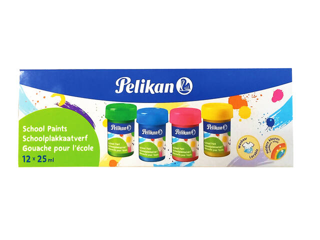 Plakkaatverf Pelikan 25ml assorti