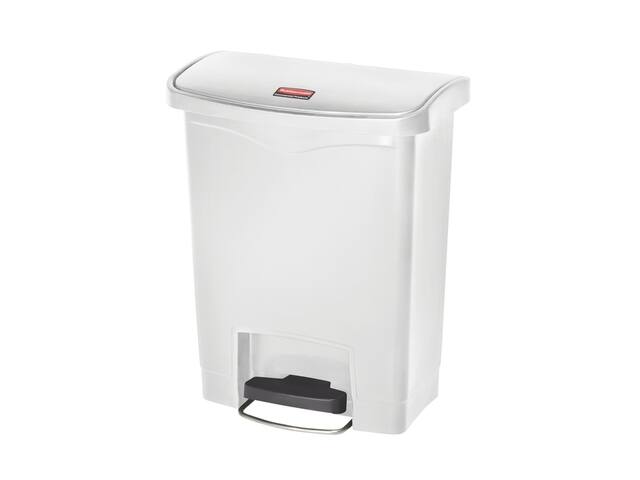 Pedaalemmer Rubbermaid Slim Jim Step On 30L wit