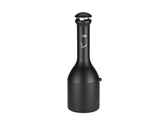 Asbak Rubbermaid Infinity Genie staand zwart