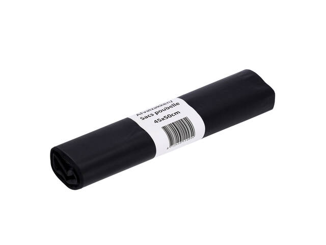 Afvalzak Cleaninq 45x50cm recycled T25 15L zwart