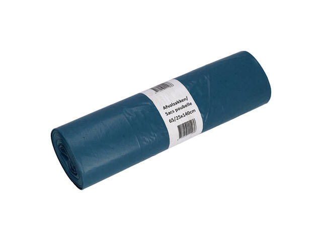 Afvalzak Cleaninq 65-25x140 rcycld T70 240L blauw