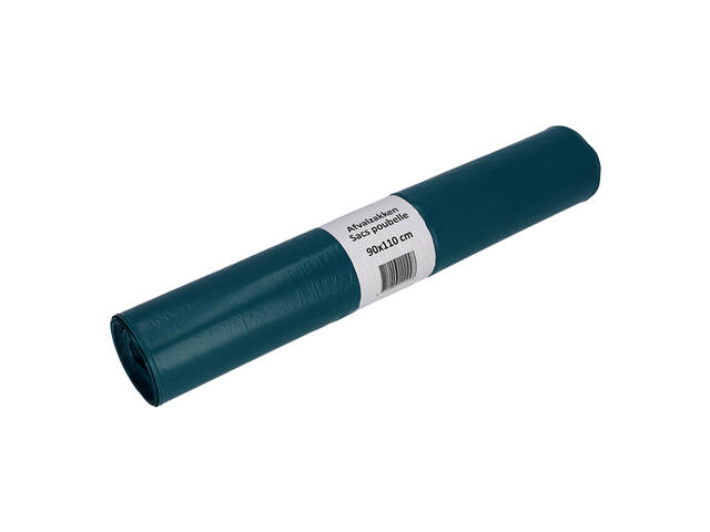 Afvalzak Cleaninq 90x110cm recycled T60 160L blauw