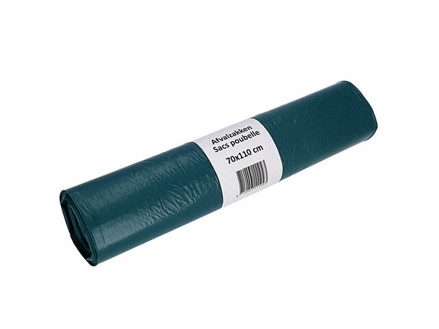 Afvalzak Cleaninq 70x110cm recycled T50 120L blauw