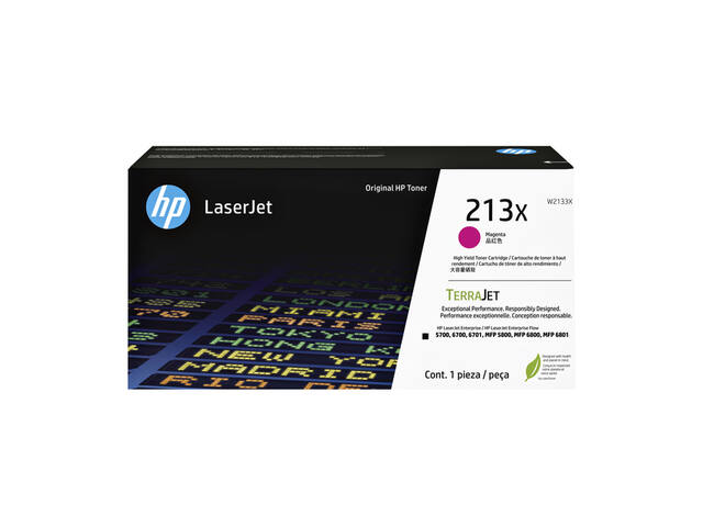 Tonercartridge HP W2133X  213X rood