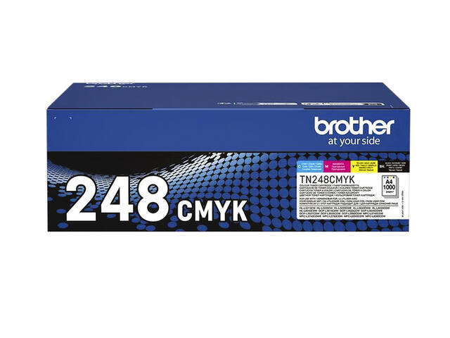 Toner Brother TN-248VAL zwart en kleur