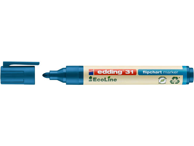 Viltstift edding 31 Eco flipover rond 1.5-3mm bl