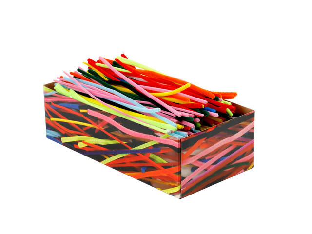 Chenilledraad Crea Com 30cm 700 stuks assorti