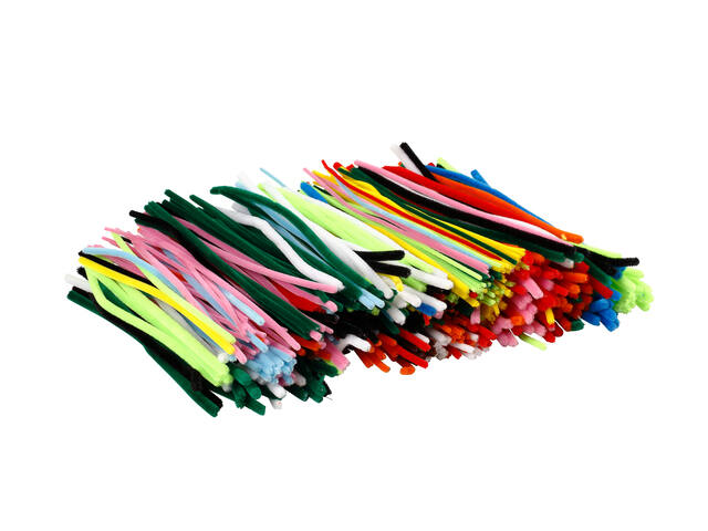 Chenilledraad Crea Com 30cm 700 stuks assorti