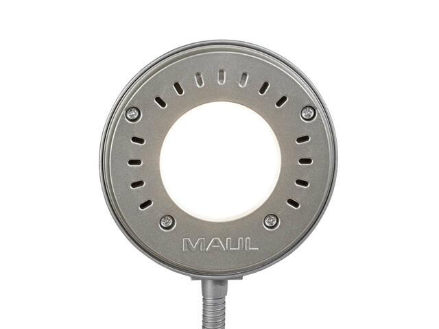 Bureaulamp MAUL Arc LED zilver
