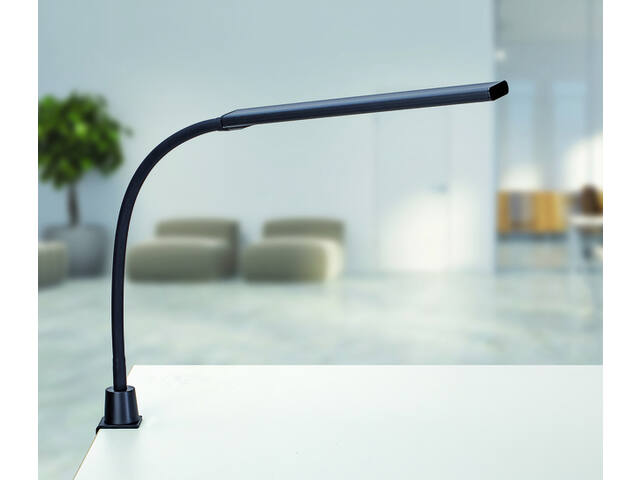 Bureaulamp MAUL Pirro LED dimbaar tafelklem zwart