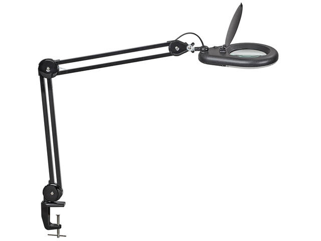 Loeplamp MAUL Viso LED tafelklem zwart