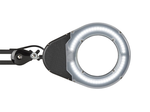 Loeplamp MAUL Viso LED tafelklem zwart