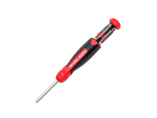 Schroevendraaier Megapro Ratcheting 13 bits zwart