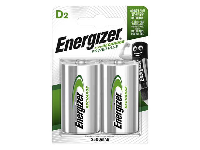 Batterij oplaadbaar Energizer 2x D