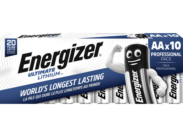 Batterij Energizer Ultimate Lithium 10x AA
