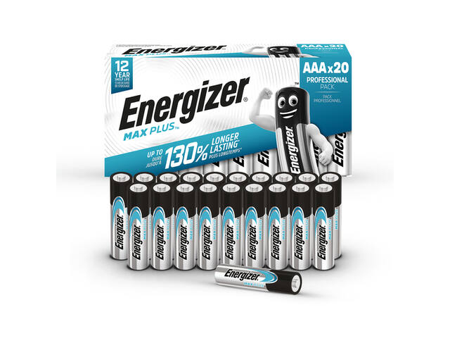 Batterij Energizer Max Plus 20x AAA alkaline