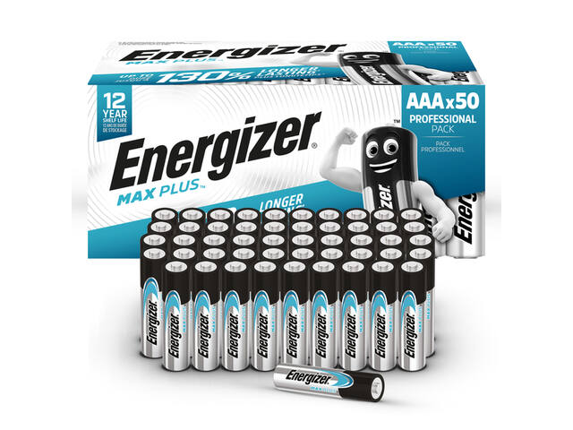 Batterij Energizer Max Plus 50x AAA alkaline