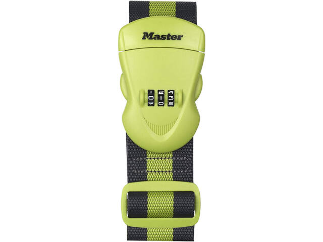 Kofferriem Master Lock cijferslot groen/zwart
