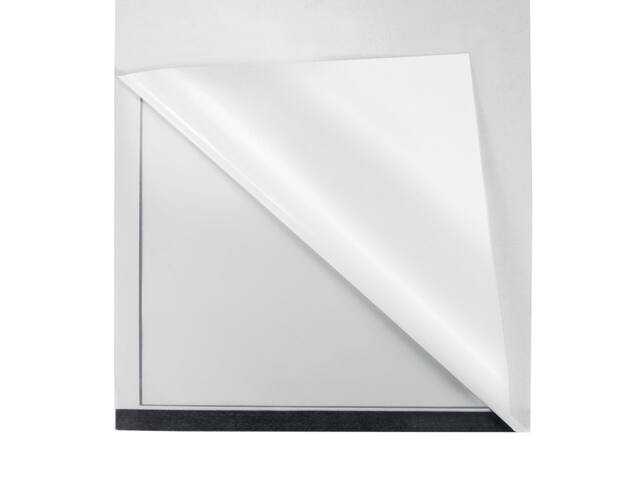 Infokader Nobo zelfklevend A4 zilver 2 stuks