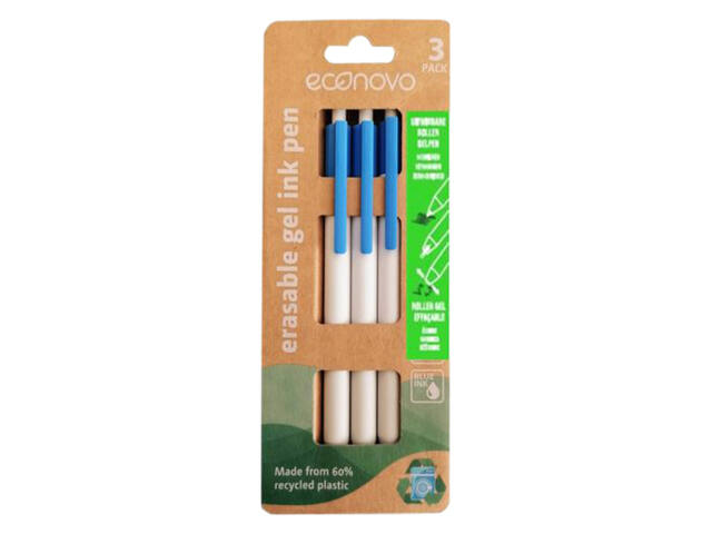 Gelschrijver Econovo uitwisbaar F blauw