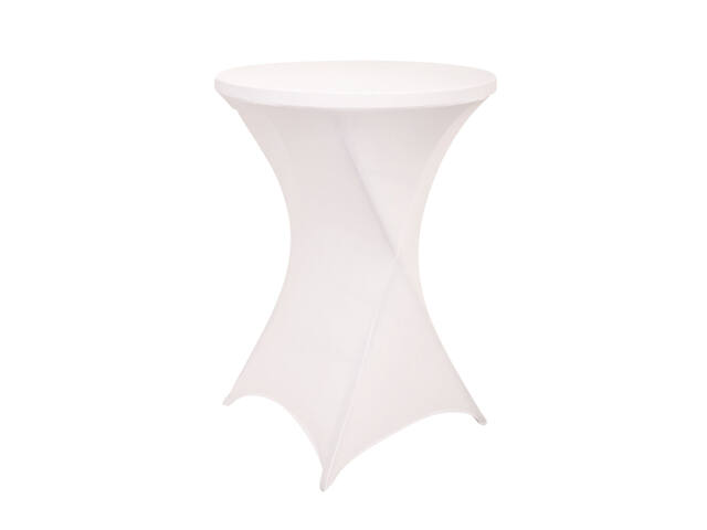 Tafelrok BRASQ voor statafel 80cm wit