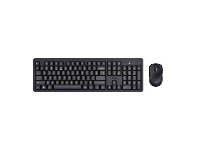 Toetsenbord Trust Ody II draadloos + muis AZERTY
