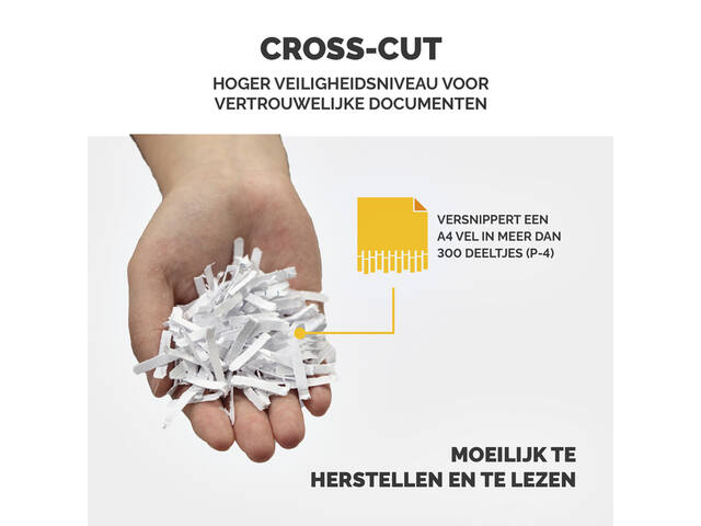 Papiervernietiger Fellowes LX70 4x40mm wit