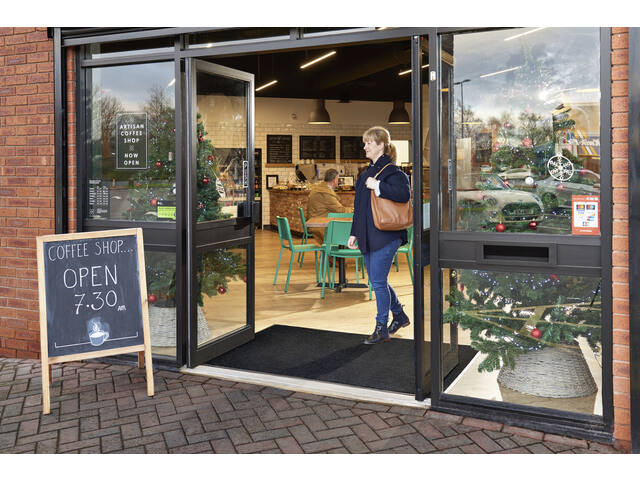 Inloopmat Green-Horse Indoor Pro 85x120cm zwart