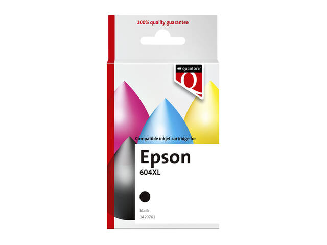 Inktcartridge Quantore Epson 604XL T10H14 zwart