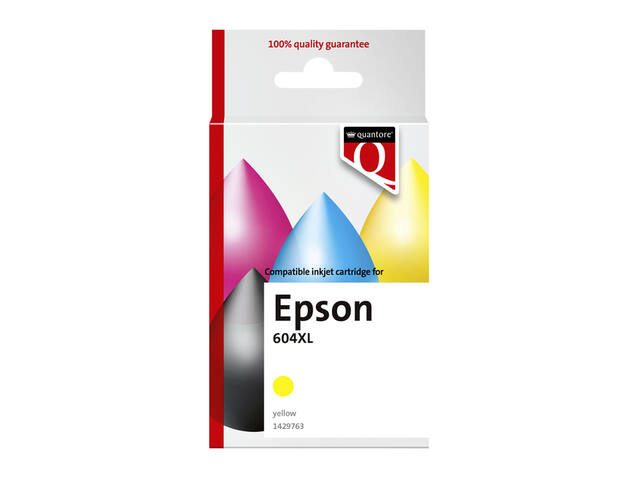 Inktcartridge Quantore Epson 604XL T10H44 geel