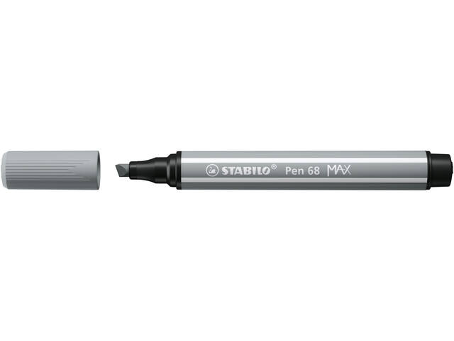 Viltstift STABILO Pen 68/95 Max middel koudgrijs