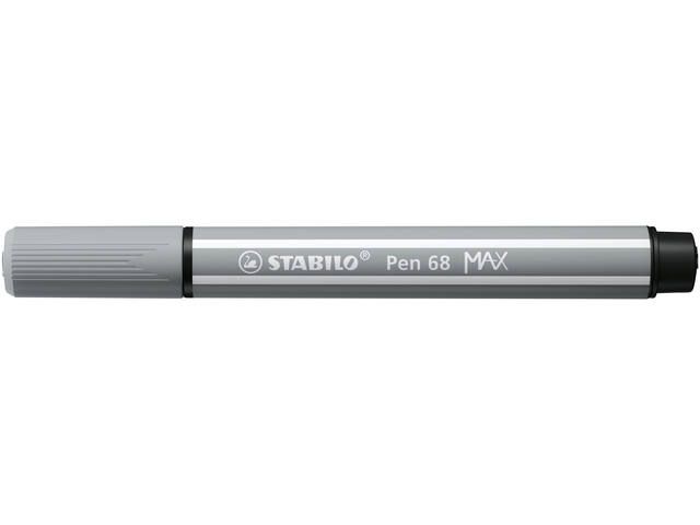 Viltstift STABILO Pen 68/95 Max middel koudgrijs