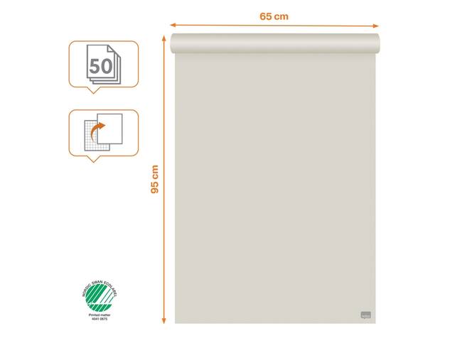 Flipoverpapier Nobo Standaard 65x95cm plano