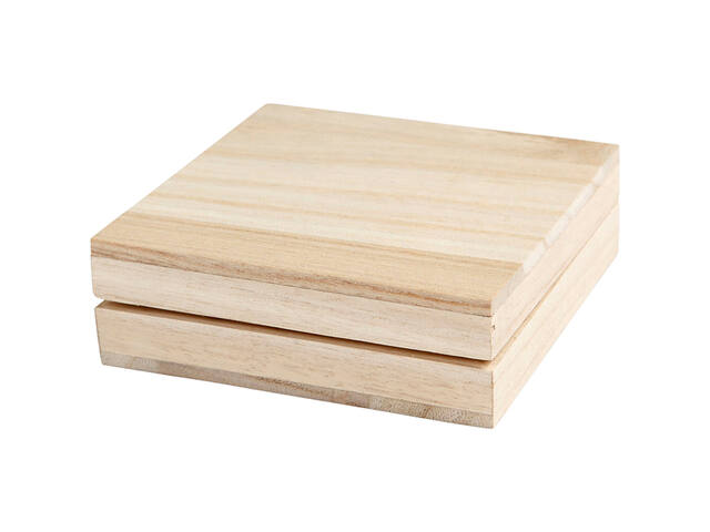 Doos Creativ Company 10x10x3cm hout